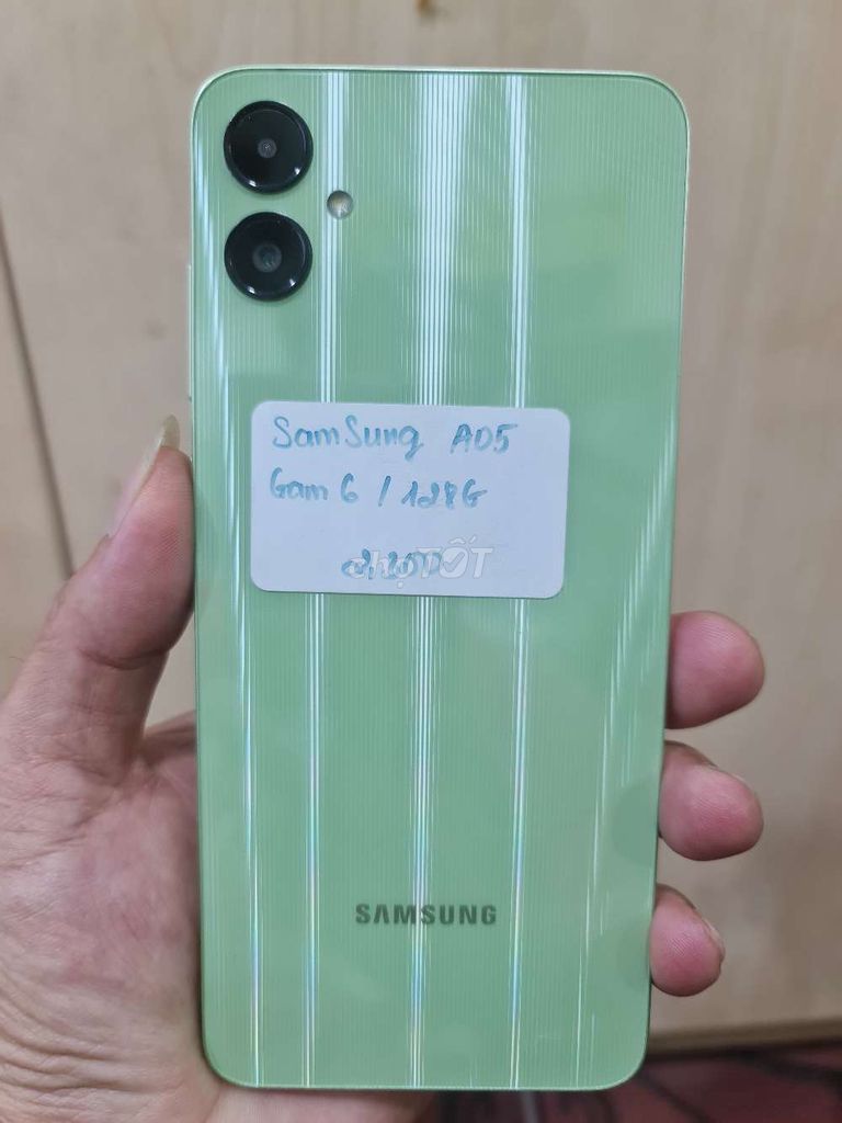 Samsung A05 6GB/128GB Xanh lá. Mua bán Điện thoại tại Thành phố Biên Hòa Đồng Nai được đăng bởi Lehoang Minhphu hình 1