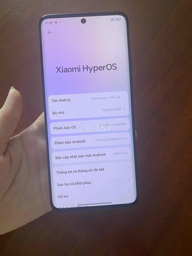Xiaomi Redmi Note 14 Pro 5G 256GB Zin- 2 sim. Mua bán Điện thoại tại Huyện Củ Chi Tp Hồ Chí Minh được đăng bởi Linh hình 1