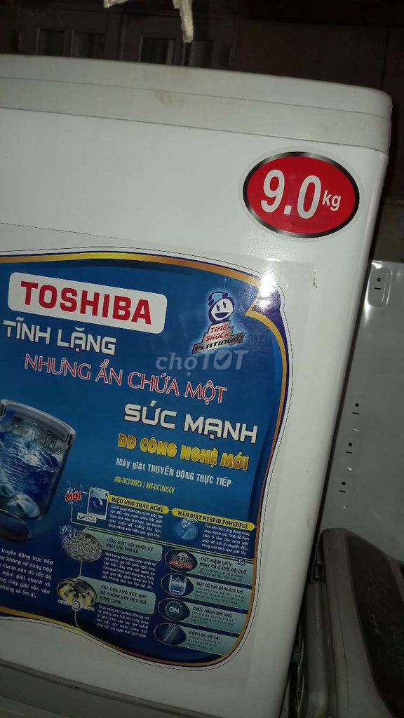 Máy giặt toshiba 8kg2 giặt vắt êm