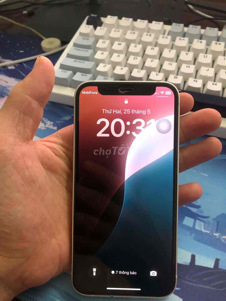 Apple iPhone 12 mini 128GB Trắng Đã sử dụng. Mua bán Điện thoại tại Quận Sơn Trà Đà Nẵng được đăng bởi Tên chưa cung cấp hình 1