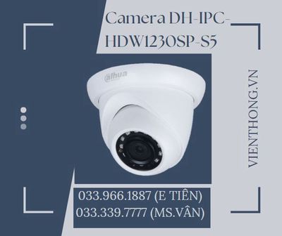 Camera IP Dome 2.0MP DAHUA DH-IPC-HDW1230SP-S5-VN