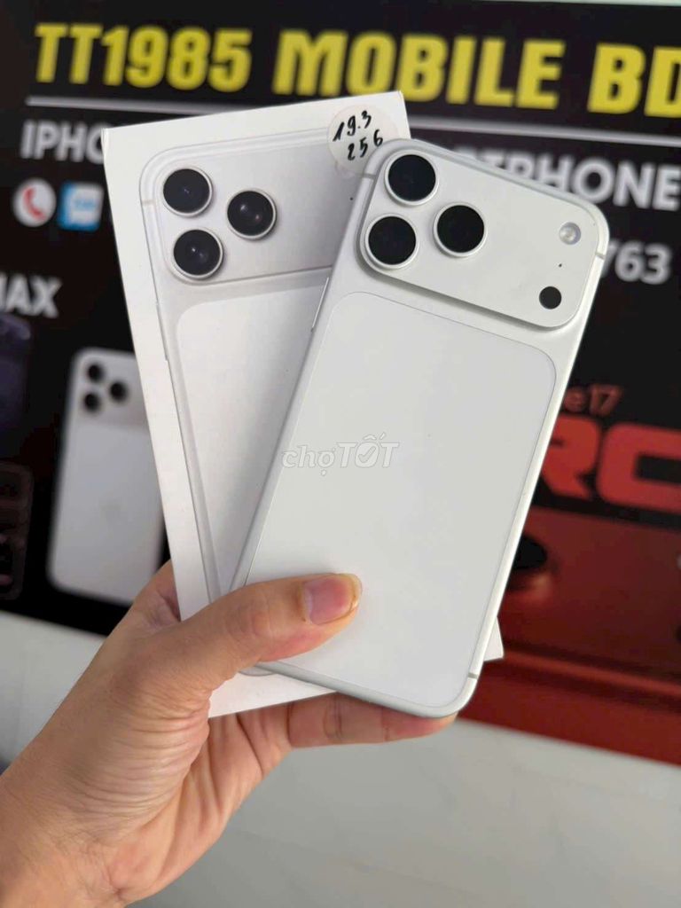 iPhone 17 Pro Max 256GB Trắng. Mua bán Điện thoại tại Thành phố Thủ Dầu Một Bình Dương được đăng bởi TTMobileBD hình 1