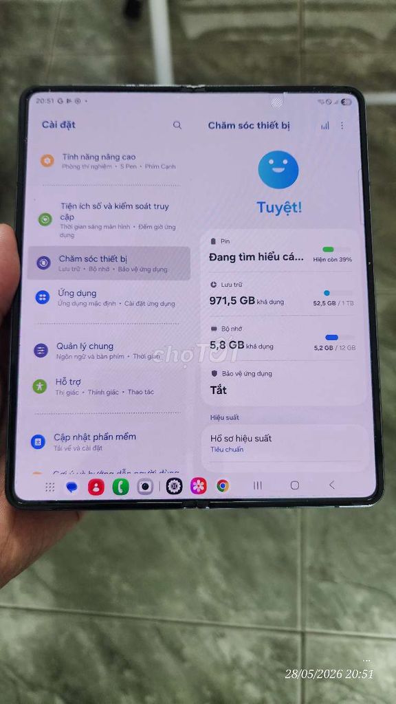 Samsung Fold 4 Việt Nam bộ nhớ 1TB. Mua bán Điện thoại tại Quận Cầu Giấy Hà Nội được đăng bởi Hạnh hình 1
