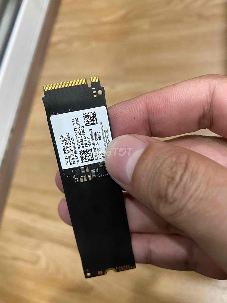 Ssd Samsung Nvme 512G hàng mỹ zin sẵn Win 10