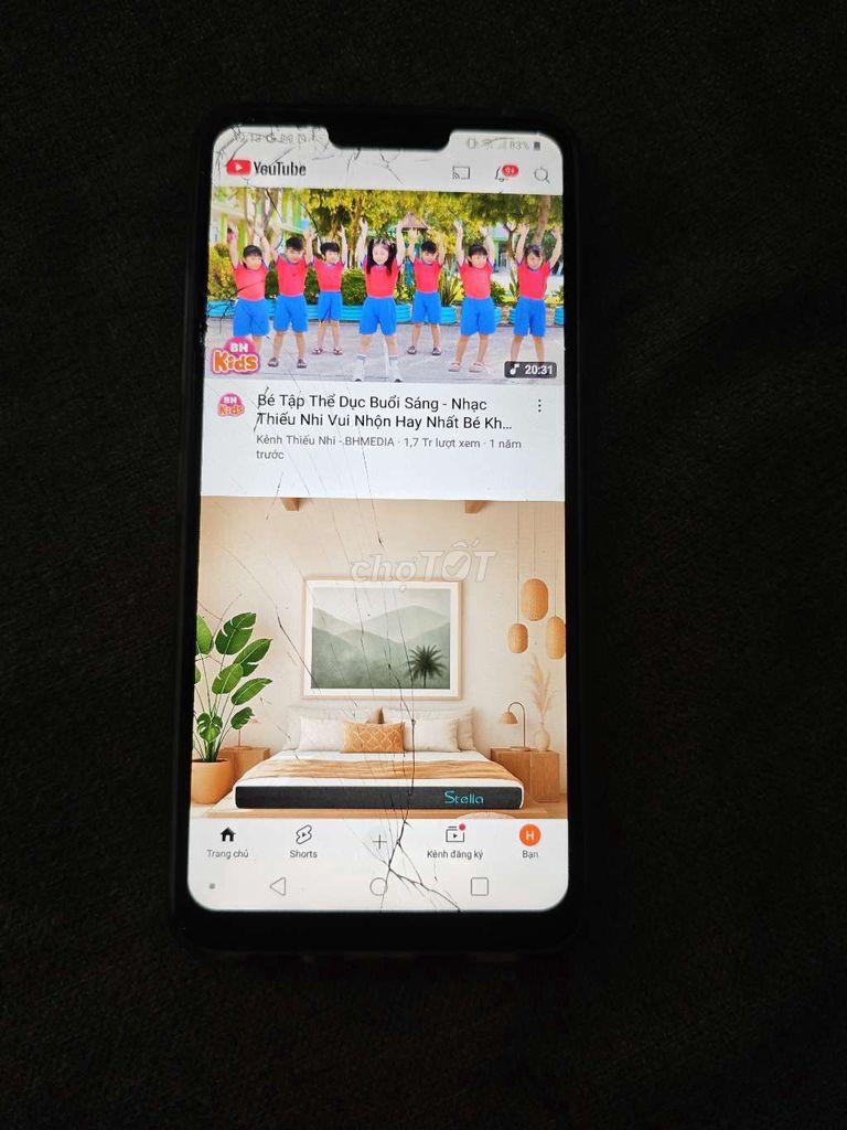 LG G7 ThinQ Đen Kính nứt,4/64gb. Mua bán Điện thoại tại Quận 12 Tp Hồ Chí Minh được đăng bởi Trang hình 1