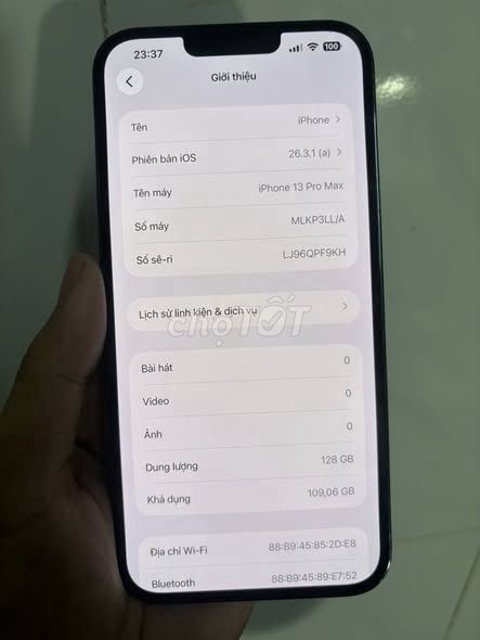 iPhone 13 Pro Max 128GB Xám. Mua bán Điện thoại tại Quận 12 Tp Hồ Chí Minh được đăng bởi Hội Đồ Điện Tử hình 1