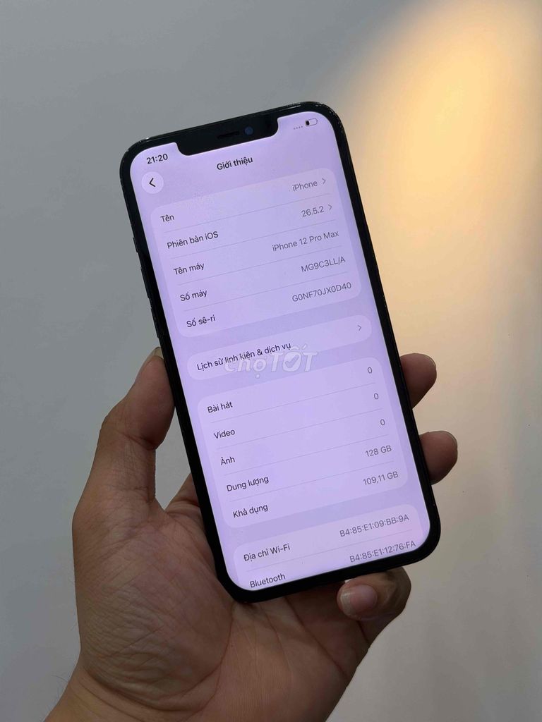 iPhone 12 Pro Max 128GB Xanh giá học sinh SV. Mua bán Điện thoại tại Quận Đống Đa Hà Nội được đăng bởi Ng Hoang Anh hình 1