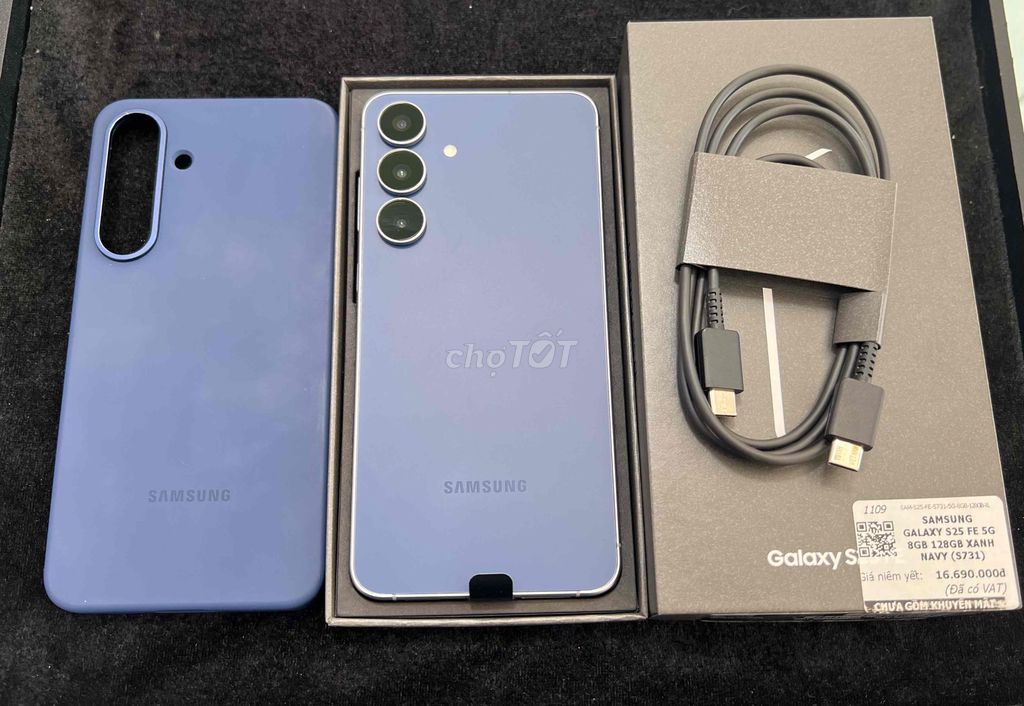 Samsung Galaxy S25 FE Việt Nam Xanh Navy. Mua bán Điện thoại tại Quận Đống Đa Hà Nội được đăng bởi Trần Quốc Văn iCleanshop hình 1