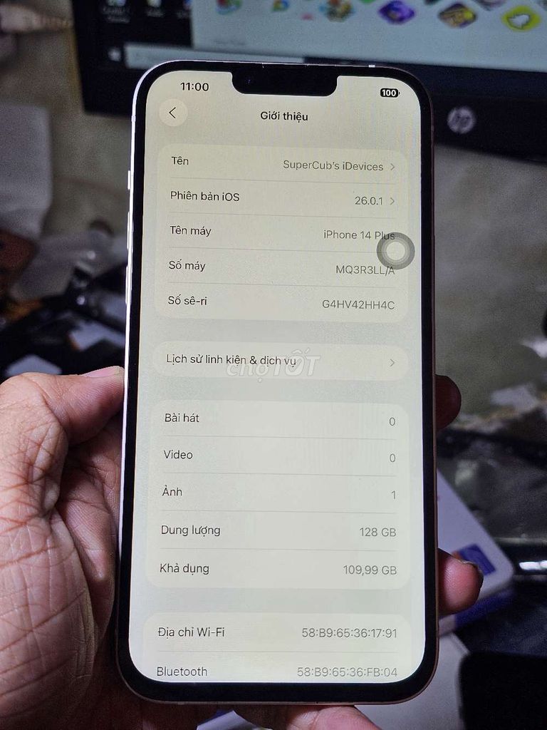  iPhone 14 Plus 128GB LLA mỹ đẹp 99% lướt web . Mua bán Điện thoại tại Quận 8 Tp Hồ Chí Minh được đăng bởi Thiên Hòa mobile  hình 1