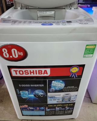 Máy giặt Toshiba 8kg hoạt động êm tốt ✅