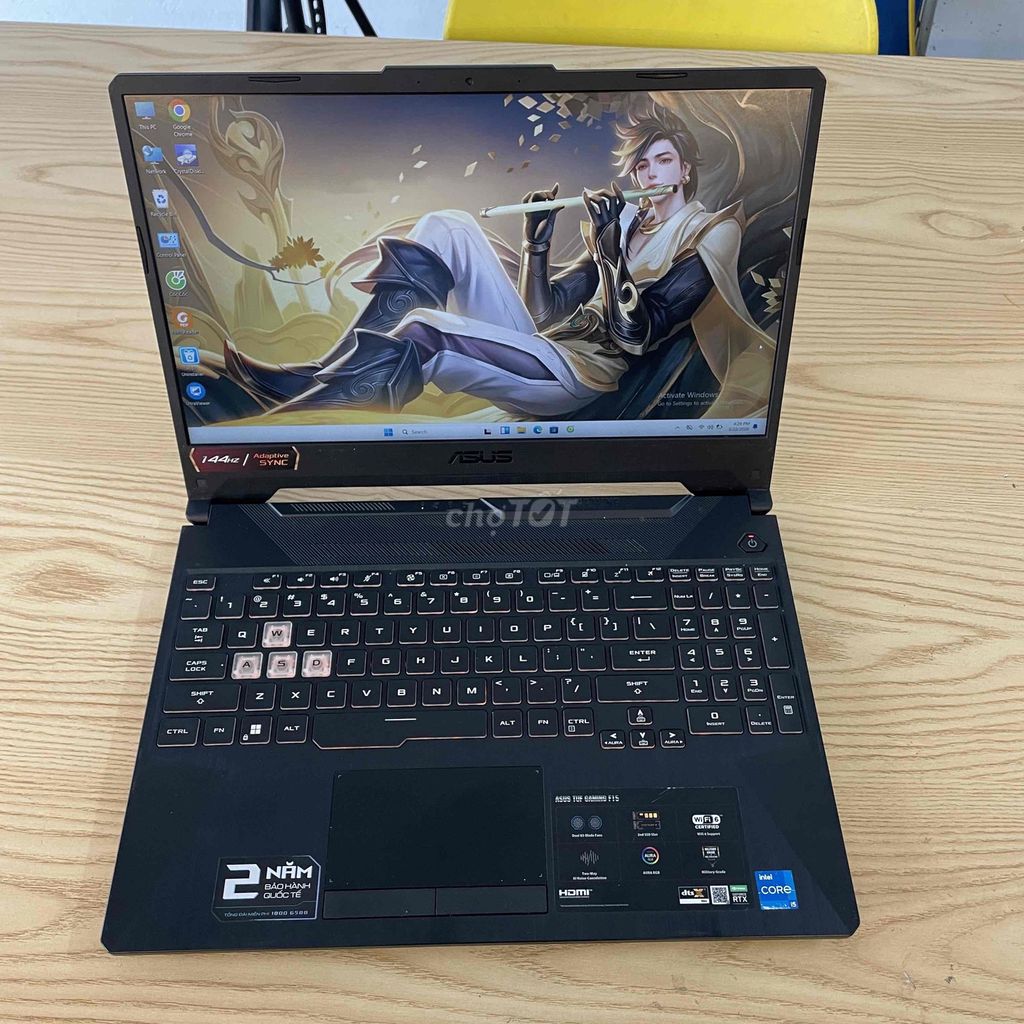 Asus Tuf FX506 i5-11400H/8GB/512GB/Card 3050. Mua bán Laptop tại Quận Cầu Giấy Hà Nội được đăng bởi Laptopplusvn hình 1