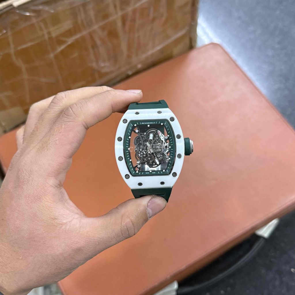 Cần pass đồng hồ nam RM055 gốm trắng super. Mua bán Đồng hồ tại Huyện Thuỷ Nguyên Hải Phòng được đăng bởi Nguyễn Văn Nam hình 1