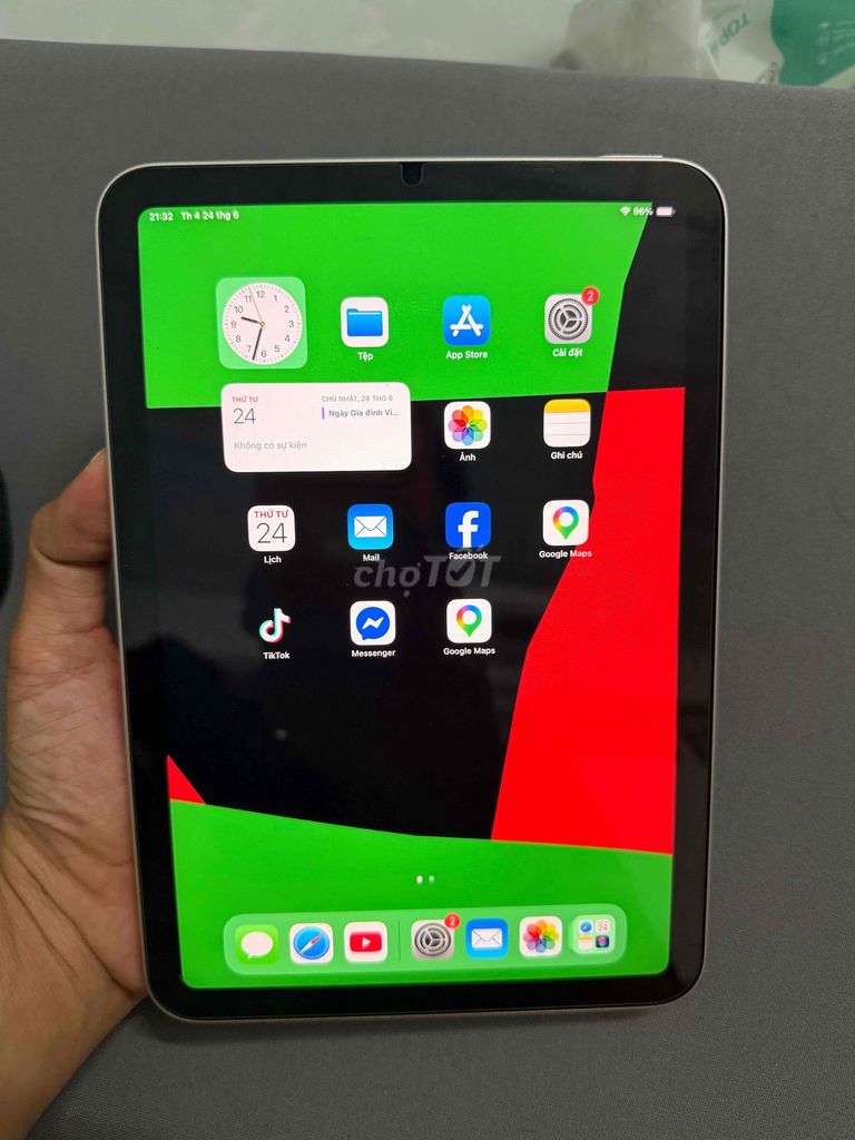 Apple iPad mini 6 64GB wifi 98%. Mua bán Máy tính bảng tại Quận 8 Tp Hồ Chí Minh được đăng bởi Duy duong hình 1