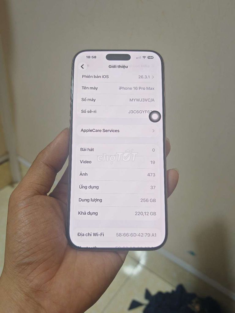 Apple iPhone 16 Pro Max 256GB Sa mạc. Mua bán Điện thoại tại Huyện Gia Lâm Hà Nội được đăng bởi  Nguyễn  hình 1