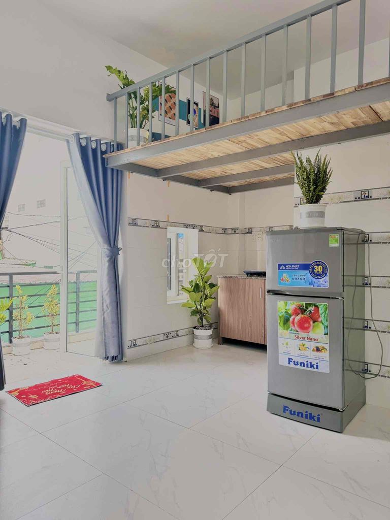 Căn Hộ Duplex 35m2 ban công full nội thất ngay Dương Quảng Hàm