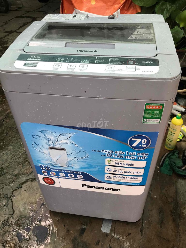 Máy giặt Panasonic NA-F70V67 7kg Xám. Mua bán Máy giặt tại Thành phố Long Xuyên An Giang được đăng bởi Máy lạnh Inverter hình 1