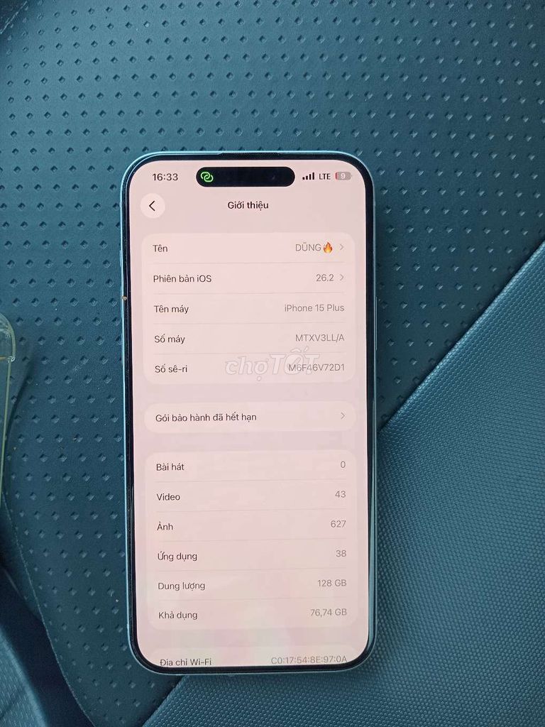 Apple iPhone 15 Plus 128GB Trắng 84%. Mua bán Điện thoại tại Quận Long Biên Hà Nội được đăng bởi Phạm Văn Dũng hình 1