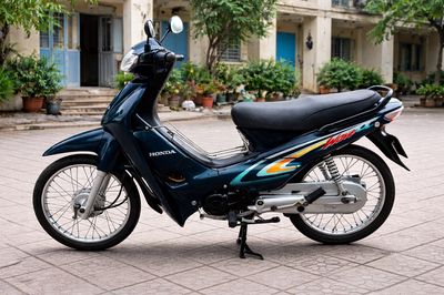 Honda Wave Alpha Đời đầu Xanh