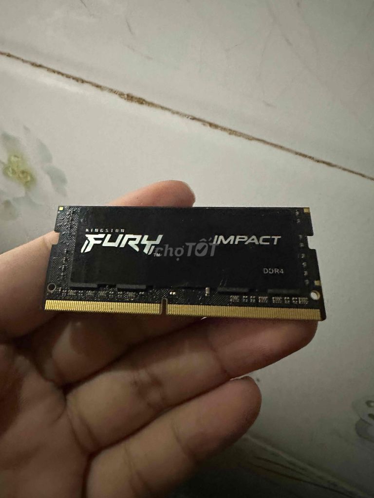 RAM Kingston Fury Impact 16GB DDR4. Mua bán Linh kiện (RAM, Card...) tại Thành phố Long Xuyên An Giang được đăng bởi Phan Đức Dương hình 1