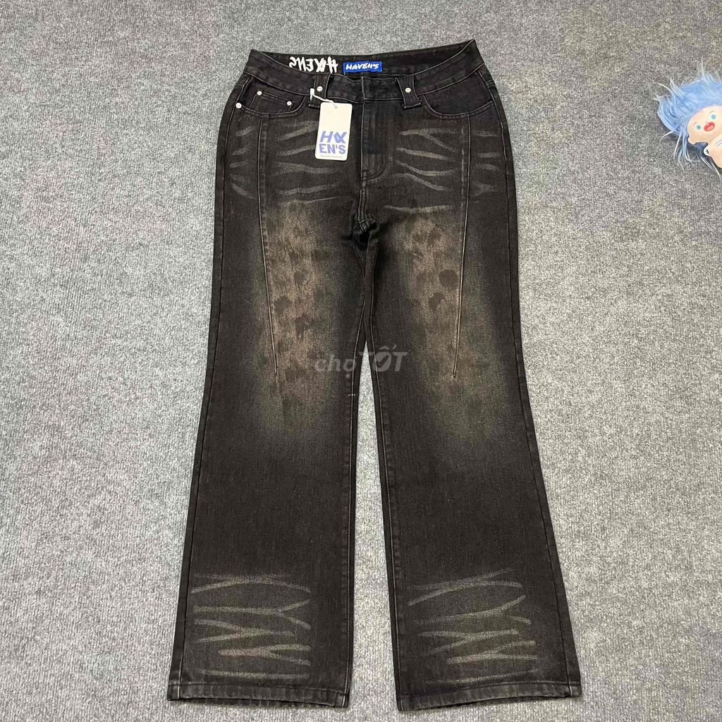 Quần jean bootcut HAVENS size 31. Mua bán Quần áo tại Huyện Đan Phượng Hà Nội được đăng bởi Đăng hình 1