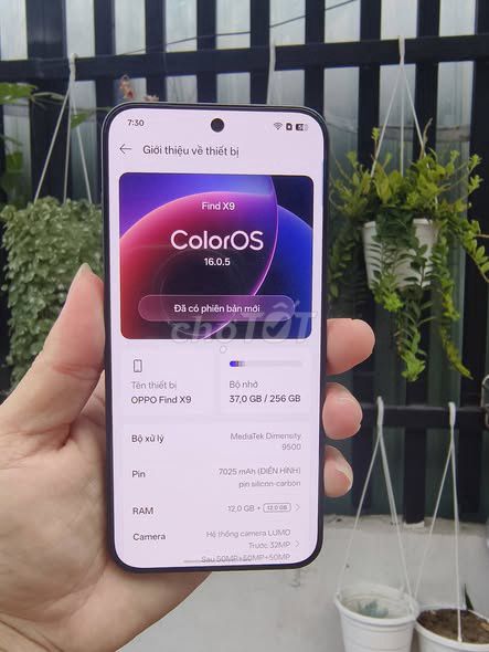 Oppo Find X9 256GB Đen. Mua bán Điện thoại tại Quận 1 Tp Hồ Chí Minh được đăng bởi Hội Đồ Điện Tử hình 1