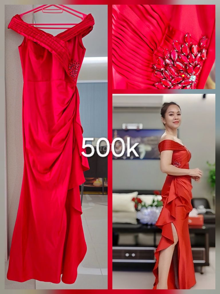 Đầm dạ hội nữ đỏ size S, M 97% mới. Mua bán Quần áo tại Quận 11 Tp Hồ Chí Minh được đăng bởi Cơ Hoàng hình 1