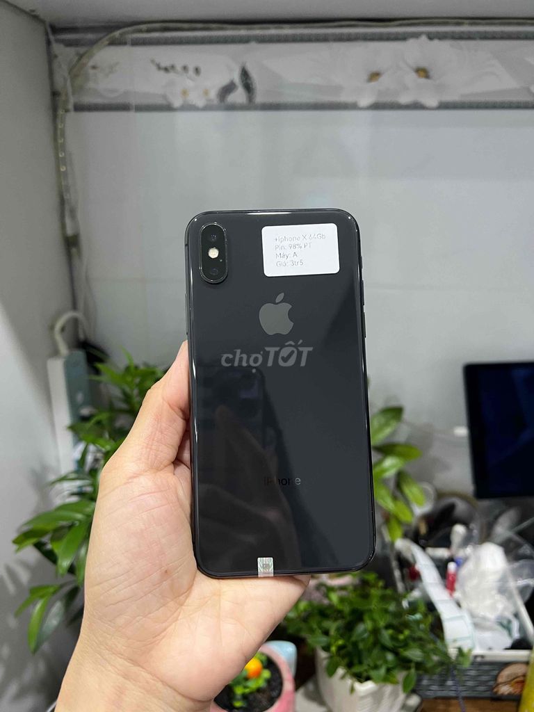 iPhone X 64GB Quốc tế Đen P100 zin đẹp 99. Mua bán Điện thoại tại Huyện Hóc Môn Tp Hồ Chí Minh được đăng bởi Thu hình 1
