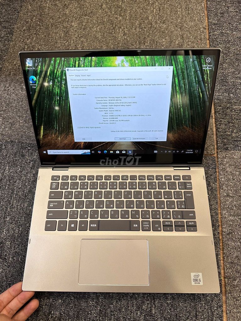 Dell Inspiron 5400 2in1 i5 8GB/512GB SSD Cảm ứng. Mua bán Laptop tại Huyện Hoài Đức Hà Nội được đăng bởi Thảo Phạm hình 1
