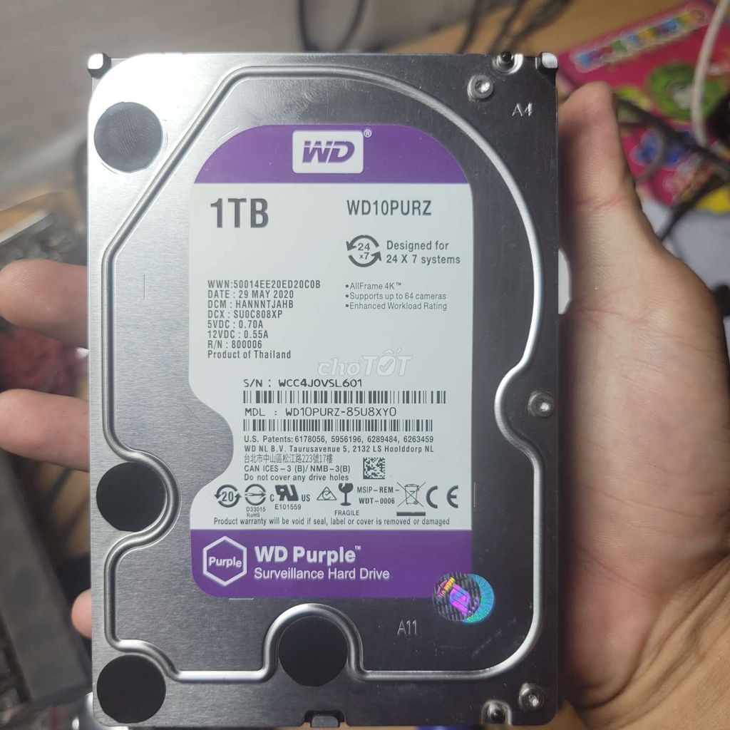 HDD 1TB CON BAO HANH