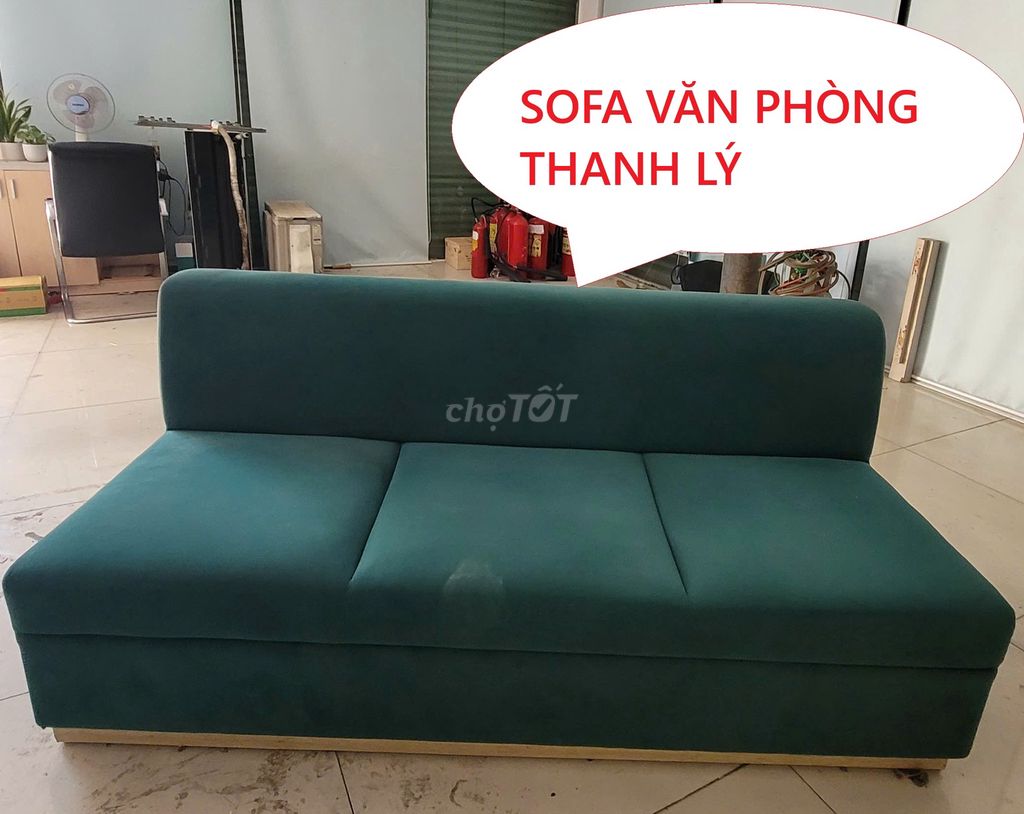 Ghế sofa văn phòng, sofa vải khung gỗ thưnh lý. Mua bán Đồ dùng văn phòng tại Quận Gò Vấp Tp Hồ Chí Minh được đăng bởi Kho Đồ cũ Phú Nhàn hình 1