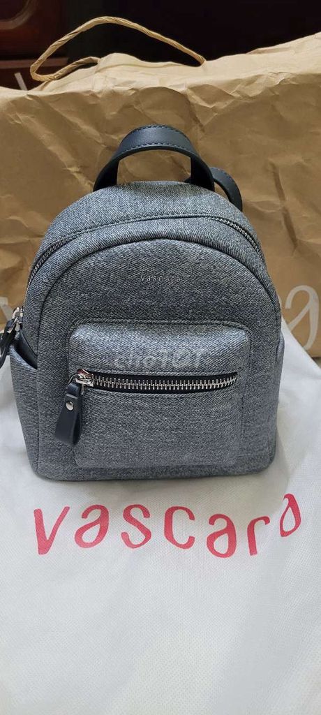 Balo mini Vascara Nữ Vải denim Xám. Mua bán Túi xách tại Thành phố Rạch Giá Kiên Giang được đăng bởi Tram Truong hình 1