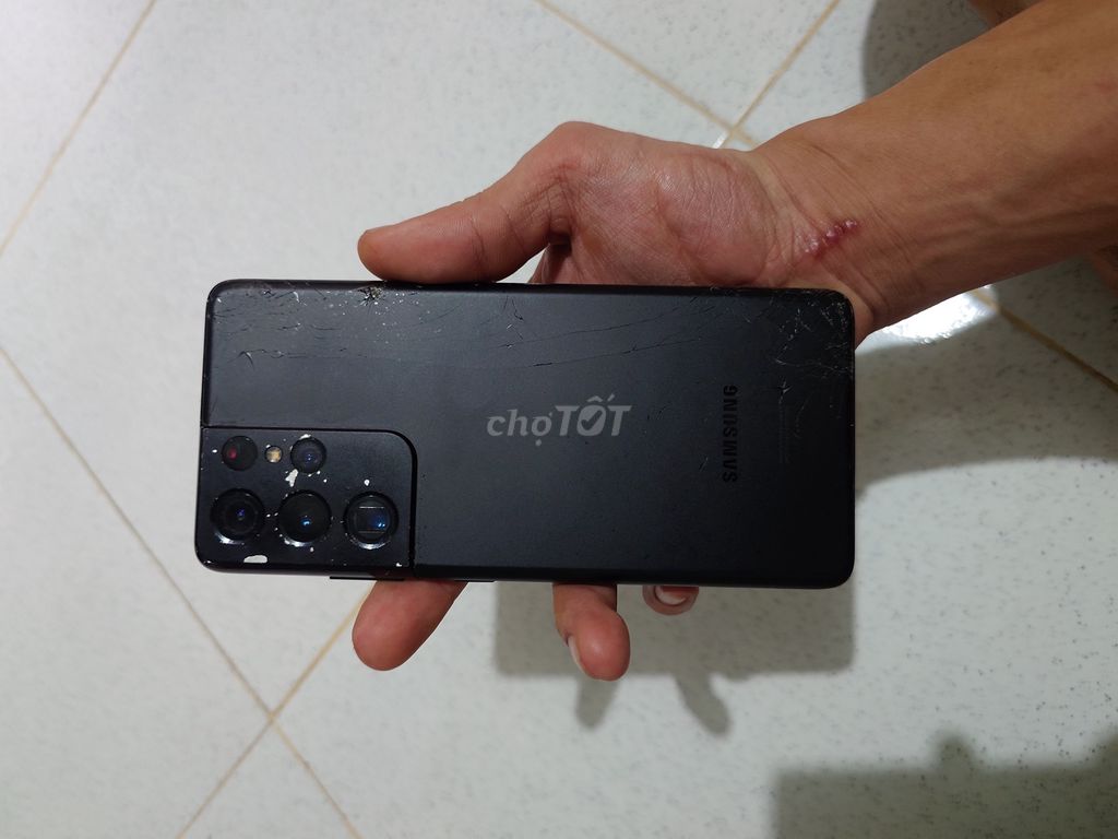 Samsung S21 Ultra Đen Hỏng màn hình. Mua bán Điện thoại tại Quận 7 Tp Hồ Chí Minh được đăng bởi Lê Bảo Tuấn hình 1