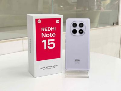 Redmi Note 15 6/128G Tím BH TGDĐ 12/27 Đẹp Như Mới