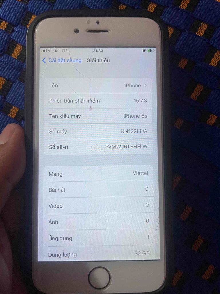 E dư con 6S cần bán cho ai cần máy chữa cháy nha. Mua bán Điện thoại tại Huyện Hòa Bình Bạc Liêu được đăng bởi Thiên Phúc hình 1