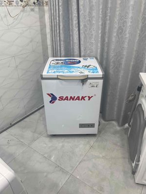 Tủ Đông Mini Sanaky 100l dàn đồng sạch sẽ. Mua bán Tủ lạnh tại Quận 12 Tp Hồ Chí Minh được đăng bởi Oanh