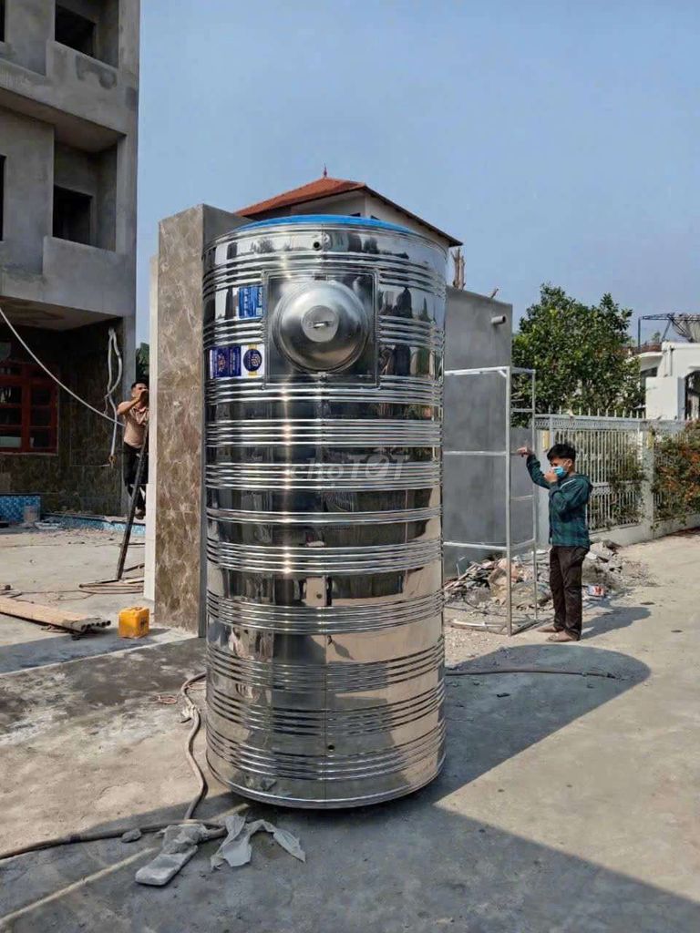 Bồn nước Inox đã qua sử dụng màu Bạc. Mua bán Nội thất, đồ gia dụng khác tại Quận Hà Đông Hà Nội được đăng bởi bồn nước inox hình 1