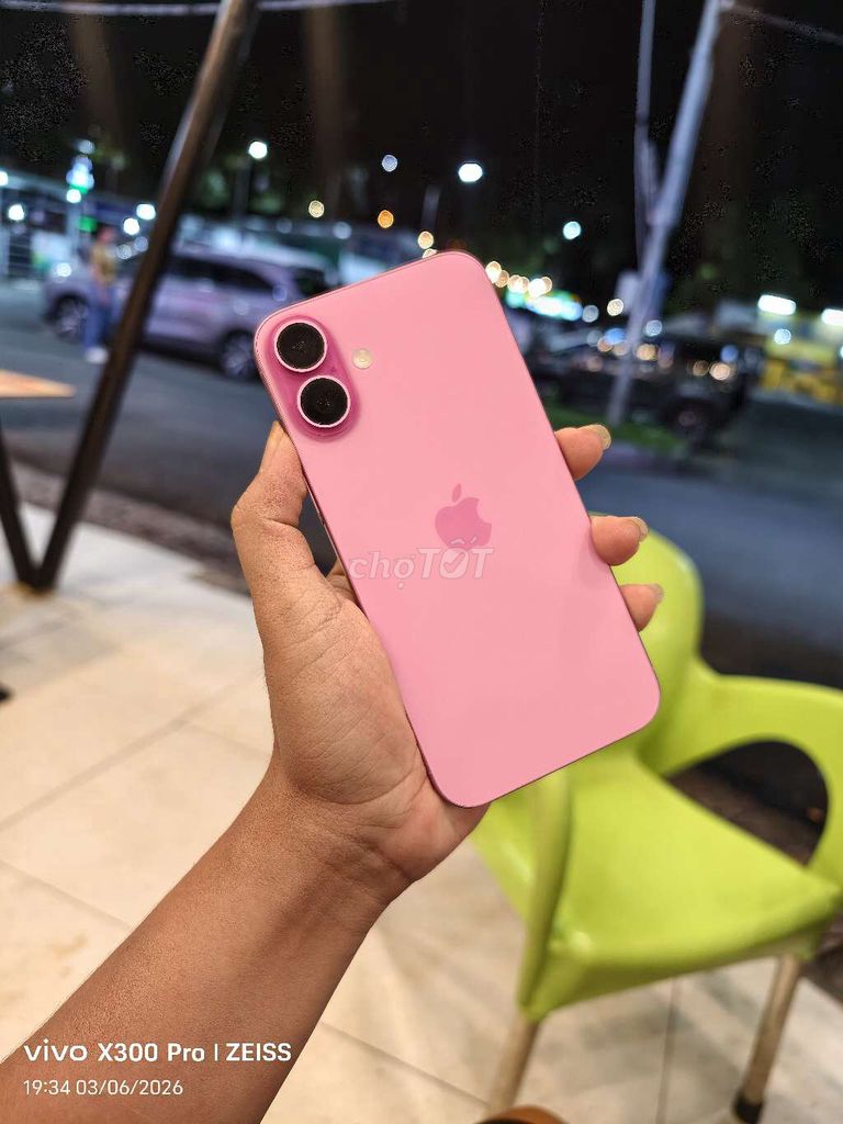 iPhone 16 Plus 128GB Hồng Đã dùng. Mua bán Điện thoại tại Thành phố Vĩnh Long Vĩnh Long được đăng bởi Đại Mobile Báo đúng tình trạng  hình 1