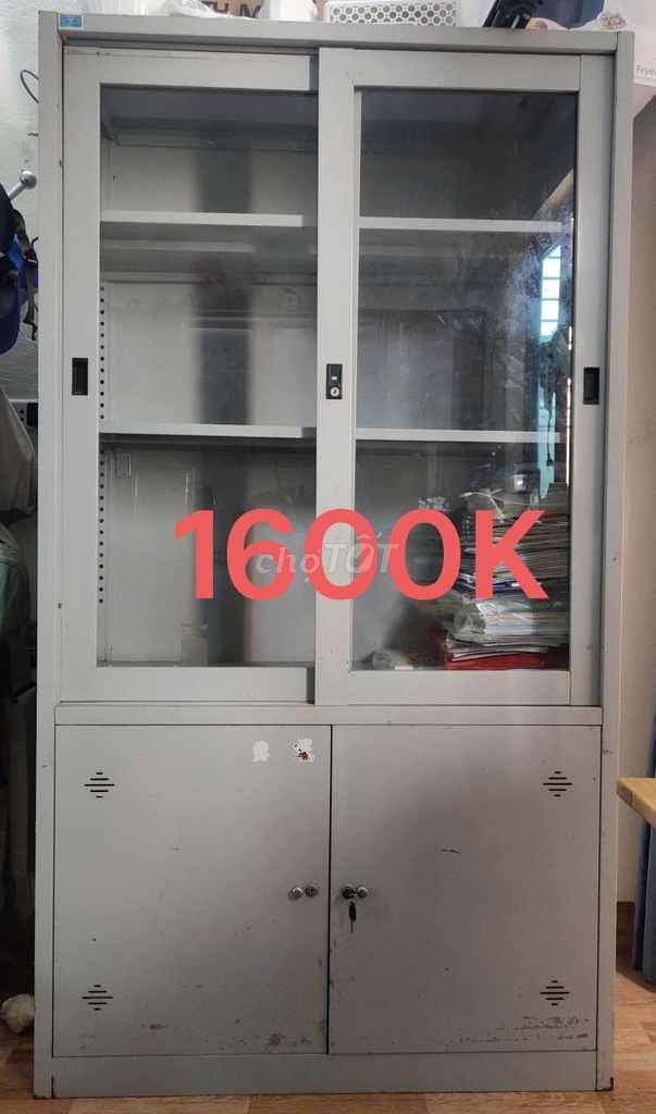 Thanh lý Tủ Tài Liệu Hòa Phát 2x1m