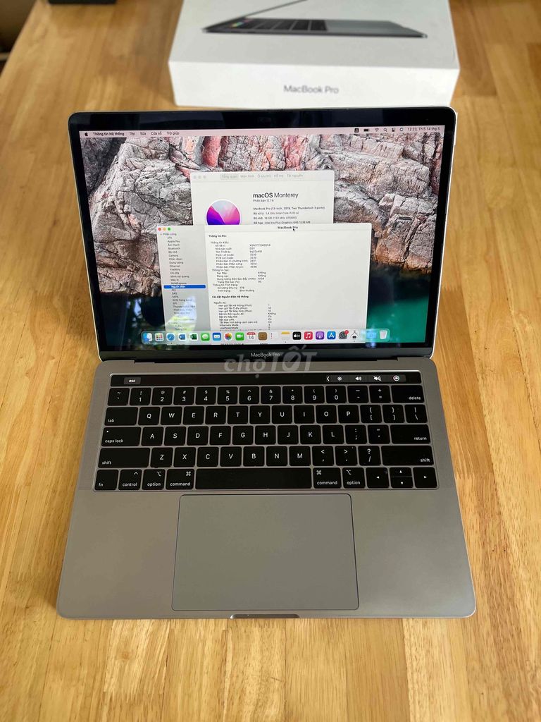 Apple MacBook Pro 2019 i5 13 inch 16GB/512GB. Mua bán Laptop tại Quận Sơn Trà Đà Nẵng được đăng bởi BƠ BƯ Macbook Cũ hình 1