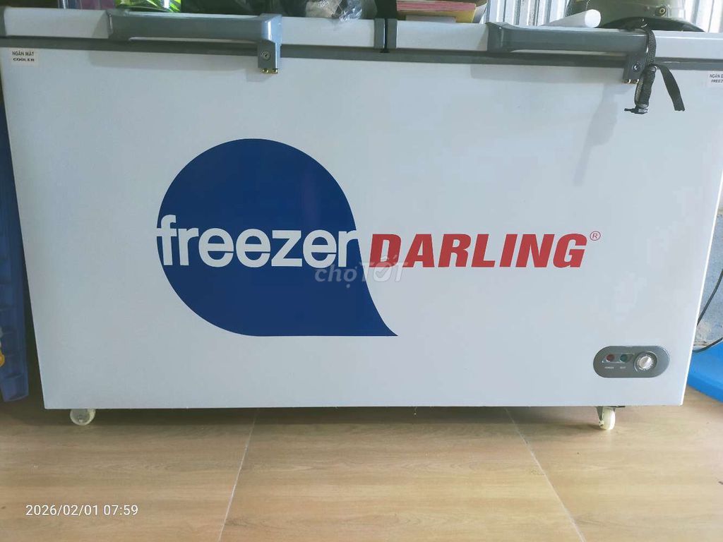 Tủ đông mát Darling Trắng Đã sử dụng. Mua bán Tủ lạnh tại Huyện Krông Pắc Đắk Lắk được đăng bởi HÒA DUBAI hình 1