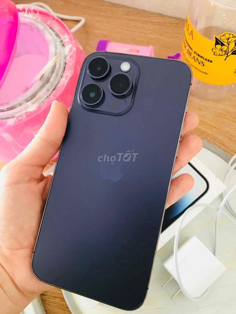 iPhone 14 Pro Max 256GB Tím đẹp zin đang sài tốt. Mua bán Điện thoại tại Quận Bình Thạnh Tp Hồ Chí Minh được đăng bởi Huy hình 1