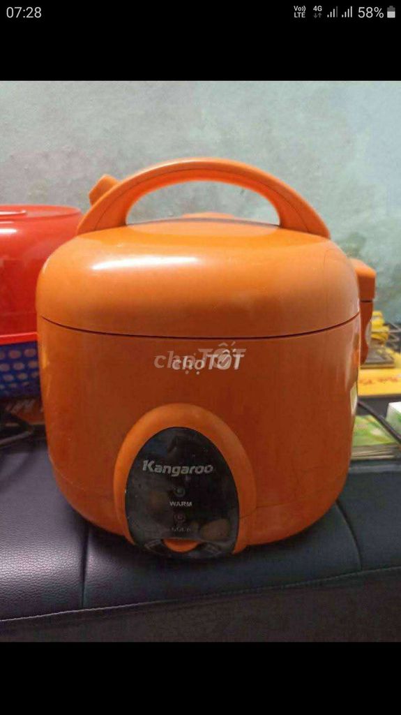 Nồi cơm điện Kangaroo Cam. Mua bán Bếp, lò, đồ điện nhà bếp tại Huyện Dầu Tiếng Bình Dương được đăng bởi Dương Ngoc hình 1