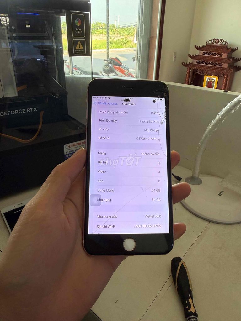 Apple iPhone 6s Plus 64GB Vàng hồng. Mua bán Điện thoại tại Huyện Thuỷ Nguyên Hải Phòng được đăng bởi Hùng Nguyễn THP store hình 1