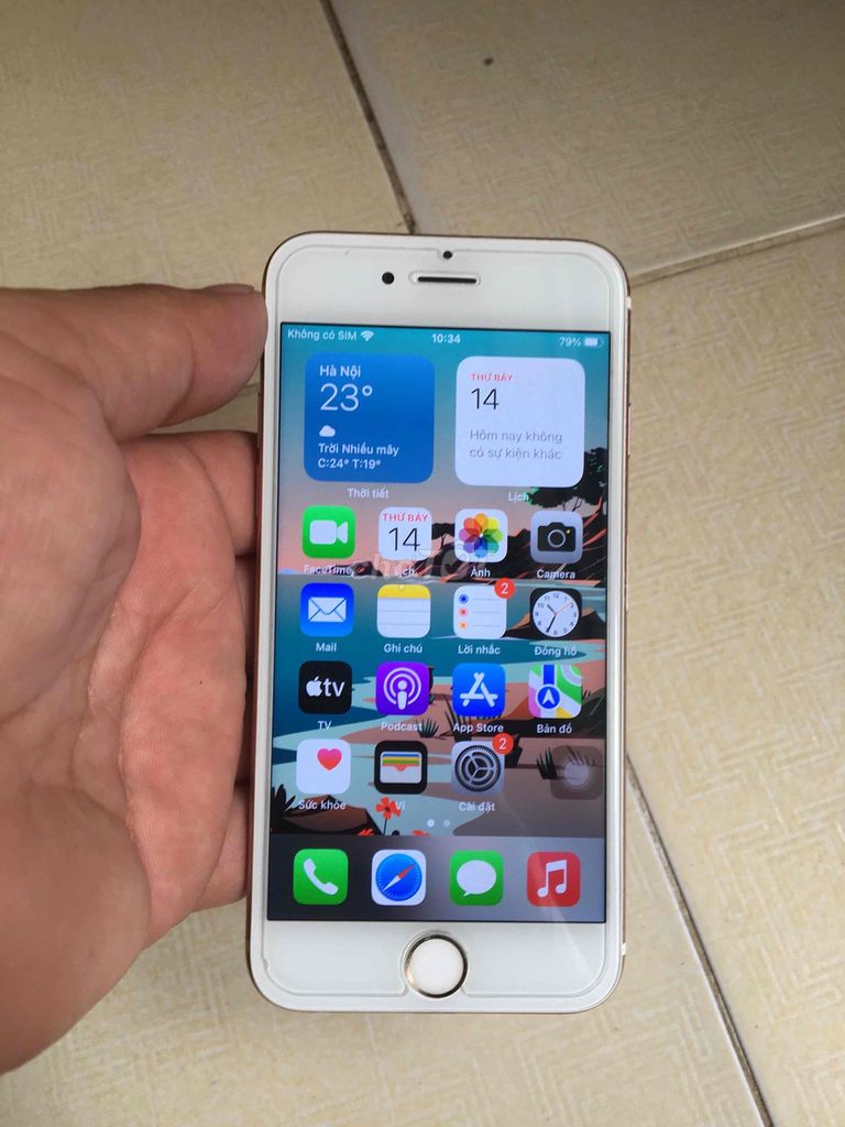 iPhone 6s 64GB QT mvt ic hiện pin 100%. Mua bán Điện thoại tại Quận Tân Phú Tp Hồ Chí Minh được đăng bởi ĐT CHỮA CHÁY hình 1