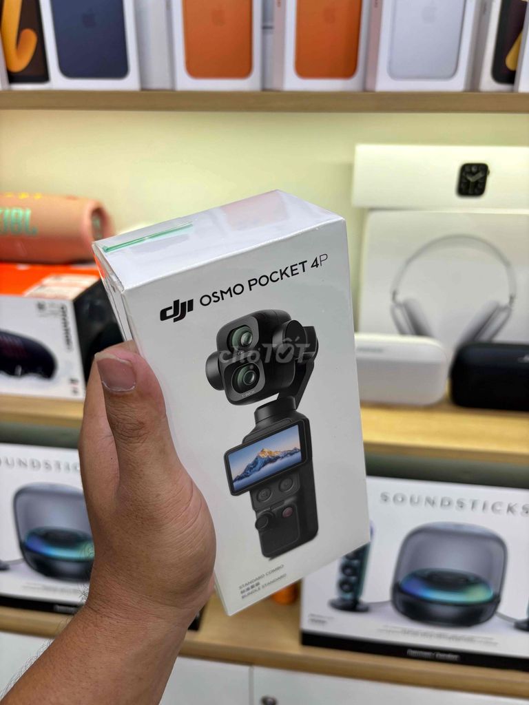 DJI Osmo Pocket 4P New Seal Bản Đơn. Mua bán Máy ảnh, Máy quay tại Quận Thanh Khê Đà Nẵng được đăng bởi GẠO STORE ĐIỆN THOẠI TRẢ GÓP GIÁ RẺ ĐÀ NẴNG hình 1