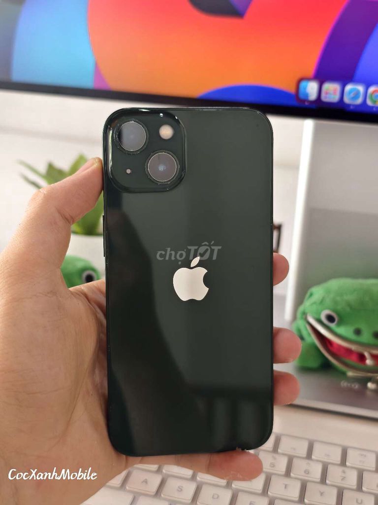 Apple iPhone 13 128GB Xanh Bộ Đội, Zin áp đẹp 98%. Mua bán Điện thoại tại Quận Liên Chiểu Đà Nẵng được đăng bởi Minh Hiệp CócXanhMobile hình 1