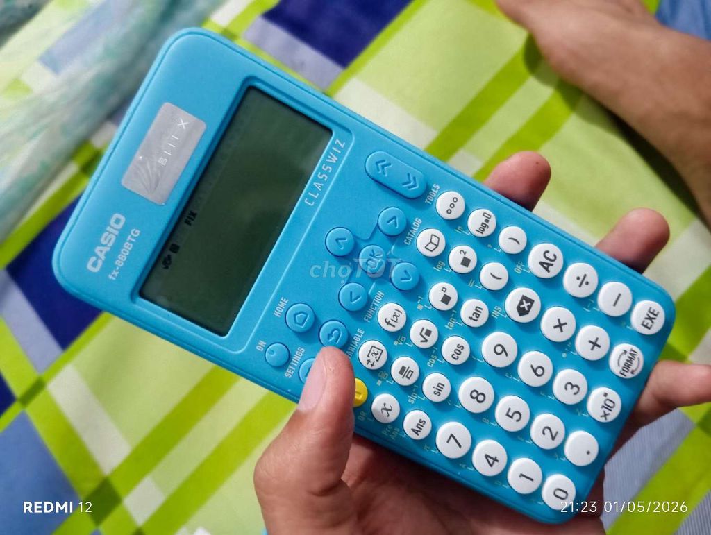 Máy tính Casio fx-880BTG Xanh dương. Mua bán Đồ dùng văn phòng tại Huyện Gò Quao Kiên Giang được đăng bởi Khang Hoàng hình 1