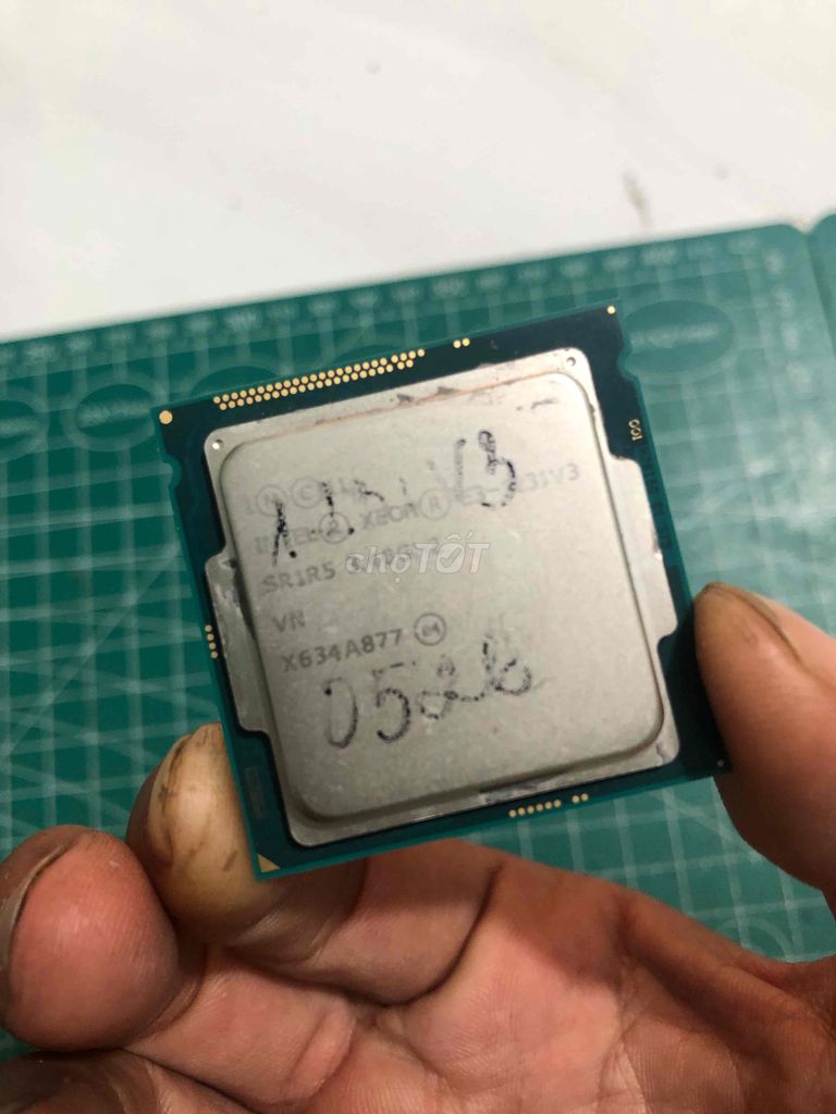 CPU Intel Xeon E3-1231V3  socket 1150 ( 4th). Mua bán Linh kiện (RAM, Card...) tại Huyện Đức Hòa Long An được đăng bởi QV computer  LK giá rẻ Đức hòa hình 1