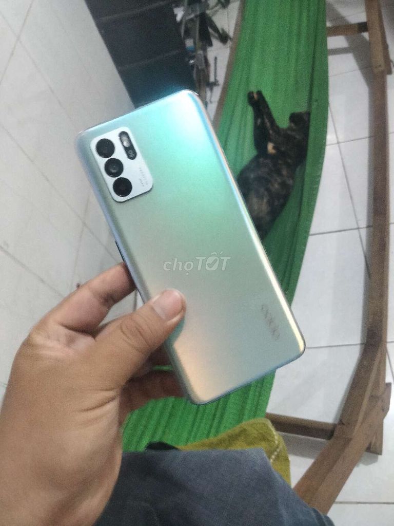 Oppo Reno 6Z 5G 128GB Xanh fun hai sim. Mua bán Điện thoại tại Quận Ninh Kiều Cần Thơ được đăng bởi Thợ săn  hình 1