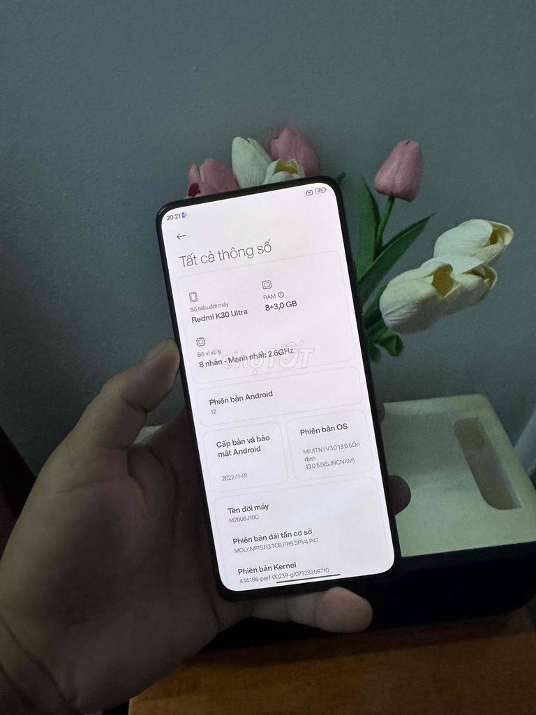 Xiaomi Redmi K30 Ultra 8GB 128GB Đen gl. Mua bán Điện thoại tại Quận Tân Phú Tp Hồ Chí Minh được đăng bởi nguyen son  hình 1